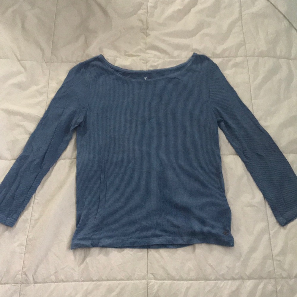 american eagle ribbed top
